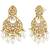 Crystals beads studded ethnic dangle earrings jewelry for women