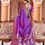 Purple purple banarasi sarees