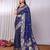 Navy blue navy blue banarasi sarees
