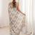 Multicolor sequinned pure chiffon ikat saree