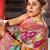 Pink ethnic motifs saree