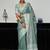 Green woven design zari saree
