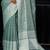 Green woven design zari saree