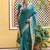 Green woven design zari silk blend saree