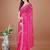 Pink bandhani embroidered bandhani saree