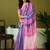 Multicolor striped pure cotton saree