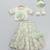 Green Embroidered Georgette Lehenga Set