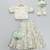 Green Embroidered Georgette Lehenga Set