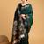 Green ethnic motif woven design zari banarasi saree