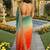 Multicolor woven design satin fusion saree