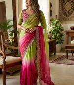 Multicolor elegant women sarees
