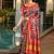 Red zari art silk patola saree