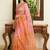 Multicolor embellished embroidered tissue saree