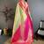 Lime woven design zari silk blend designer kanjeevaram saree