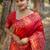 Red warli pure cotton saree