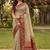 Beige ethnic motifs zari designer banarasi saree