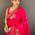 Pink woven design zari art silk banarasi saree