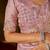 Lavender woven design embroidered silk blend designer kanjeevaram saree