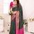 Green women bandhani zari silk blend designer patola saree