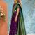 Purple zari art silk saree