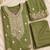 Women’s embroidered unstitched salwar suit dress material with dupatta