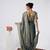 bollywood mor heavily encrusted sequin border shimmer saree with unstitched blouse
