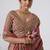 designer pink heavily encrusted sequin border shimmer saree with unstitched blouse