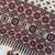 White Ajrakh Print With Mirror And Latkan Japan Satin Saree
