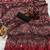 Maroon Ajarakh Print Real Mirror Crepe Silk Saree