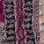 Wine Ajarak Print And Real Mirror Work Silk Blend Saree