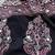 Wine Ajarak Print And Real Mirror Work Silk Blend Saree