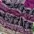 Wine Ajarak Print And Real Mirror Work Silk Blend Saree