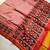 Red Color Lagadi Patta And Weaved Zari Border Work Silk Patola Saree