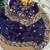 Purple Embroidery And Sequin Work Satin Saree