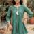 Women's pure cotton crausha lace design printed a line tunic