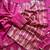 Rani Pink Color Nakashi Butta Figure Border Jari With Tassels Fumka On Pallu Tussar Silk Saree
