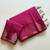 Rani Pink Color Nakashi Butta Figure Border Jari With Tassels Fumka On Pallu Tussar Silk Saree