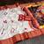 White Color Digital Printing Durga Pooja Work Silk Saree