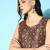 Women's belted sequin embroidered exclusive jump suit