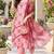 Women's silk chiffon printed kurta set with dupatta