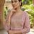 Women's art silk fabric embroidered kurta set with lace dupatta