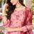 Women's silk chiffon printed kurta set with dupatta