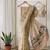 Cream Elephant And Floral Weaving Pallu Cotton Saree