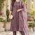 Women's reshm embroidered kurta pant dupatta set