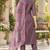 Women's reshm embroidered kurta pant dupatta set