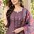 Women's reshm embroidered kurta pant dupatta set