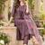 Women's reshm embroidered kurta pant dupatta set