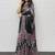 Black Heavy Mirror Work With Elegant Viscose Latkan Pallu Border Work Satin Art Silk Saree