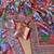 Red Color Digital Printed And Mirror Work Dola Silk Saree