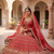 Royal Red Bridal Lehenga Choli with Heavy Golden Embroidery